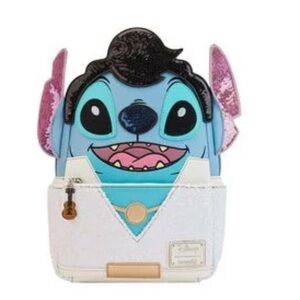 Loungefly Disney Elvis Stitch Sequin Mini Backpack (Books-A-Million Exclusive)